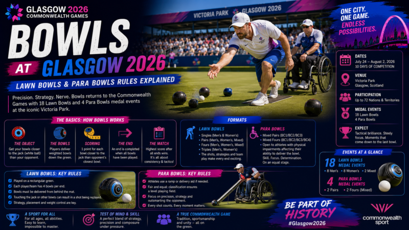 Bowls at Glasgow 2026: Lawn Bowls & Para Bowls Rules Explained