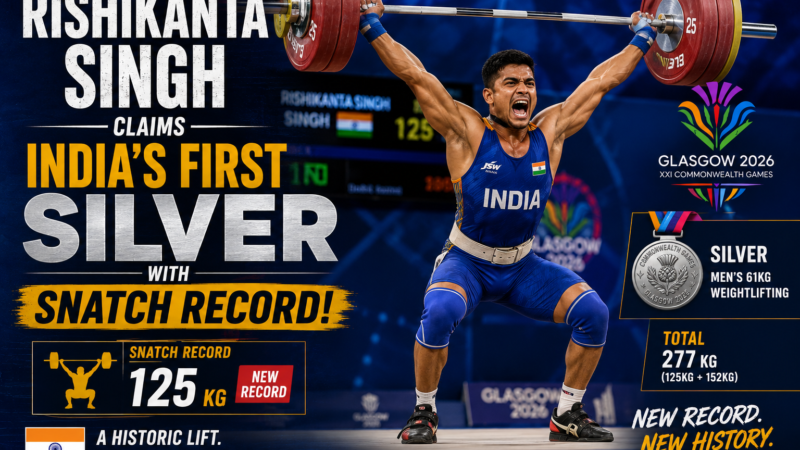 Rishikanta Singh Claims India's First Silver With Snatch Record